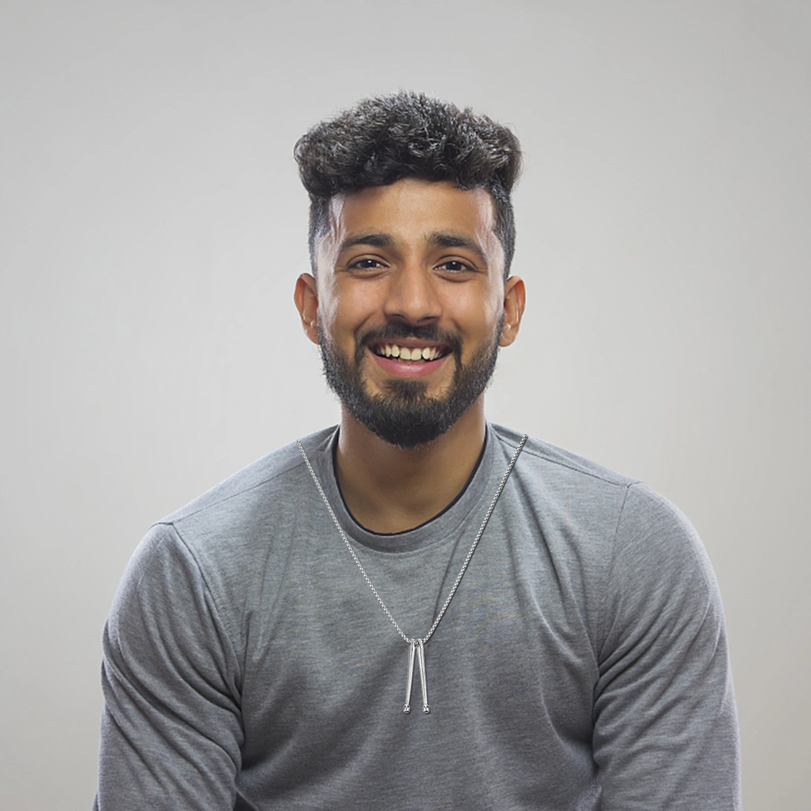 

Drumstick Necklace Stainless Steel Punk Drumsticks Pendant for Women Men Musical Jewelry Gifts Aesthetic Necklaces