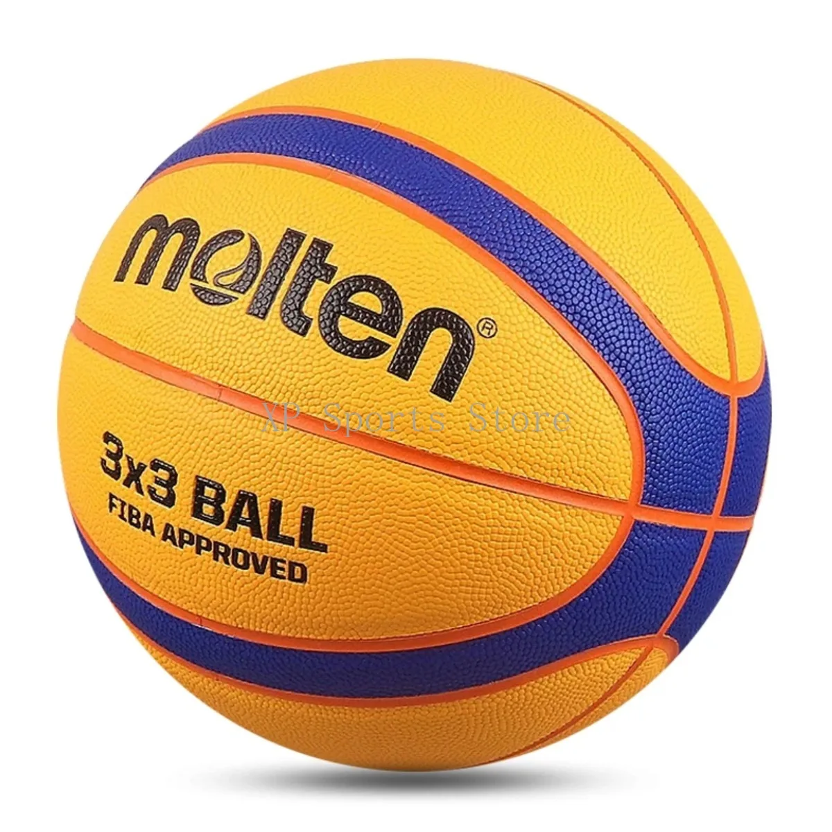Pallone da basket Molten B33T5000 - Design 3x3, adatto per interni/esterni, perfetto per l'allenamento e i giochi competitivi per uomini e donne