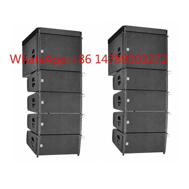10 Inch 2-Way Line Array Speaker 8Ohm Wood Shell Waterproof Audio System for Outdoor Large Stage Events