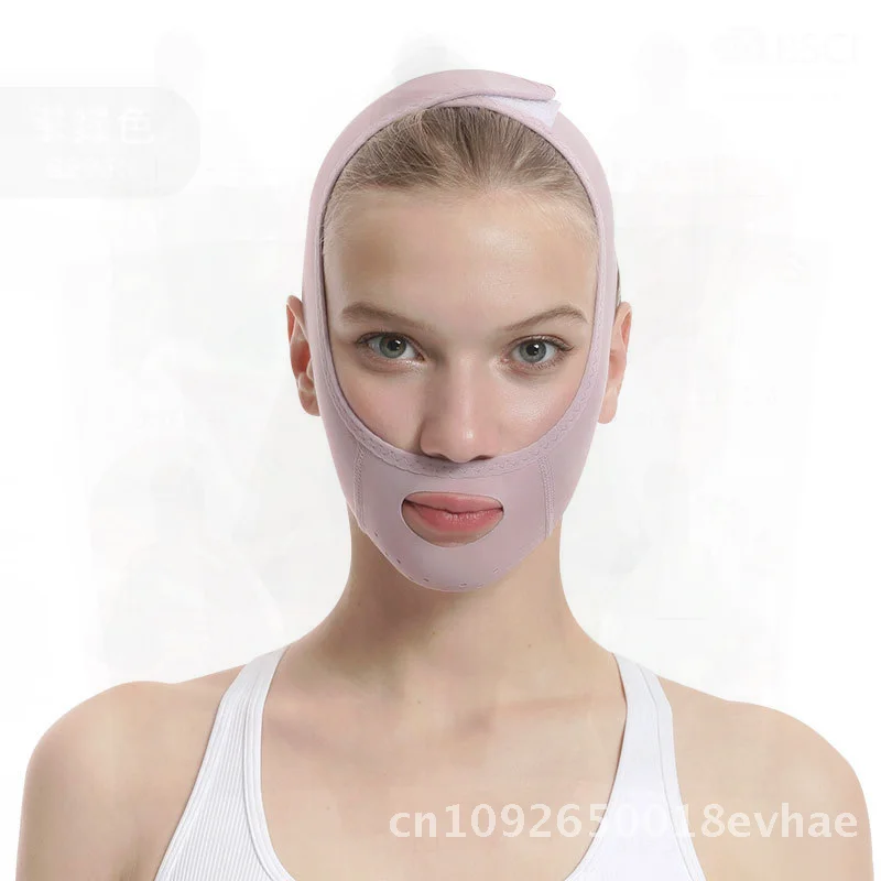 Masque de pansement pour le visage en V, léger et respirant amélioré, aide à la mise en forme du visage pour le contour et le contour respectueux de la peau