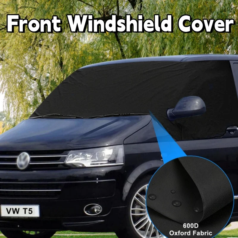 For VW Transporter T5/T6 Front Windshield Cover Snow Frost Protection Cover Sunshade Black Out Blinds Camper Van Accessories