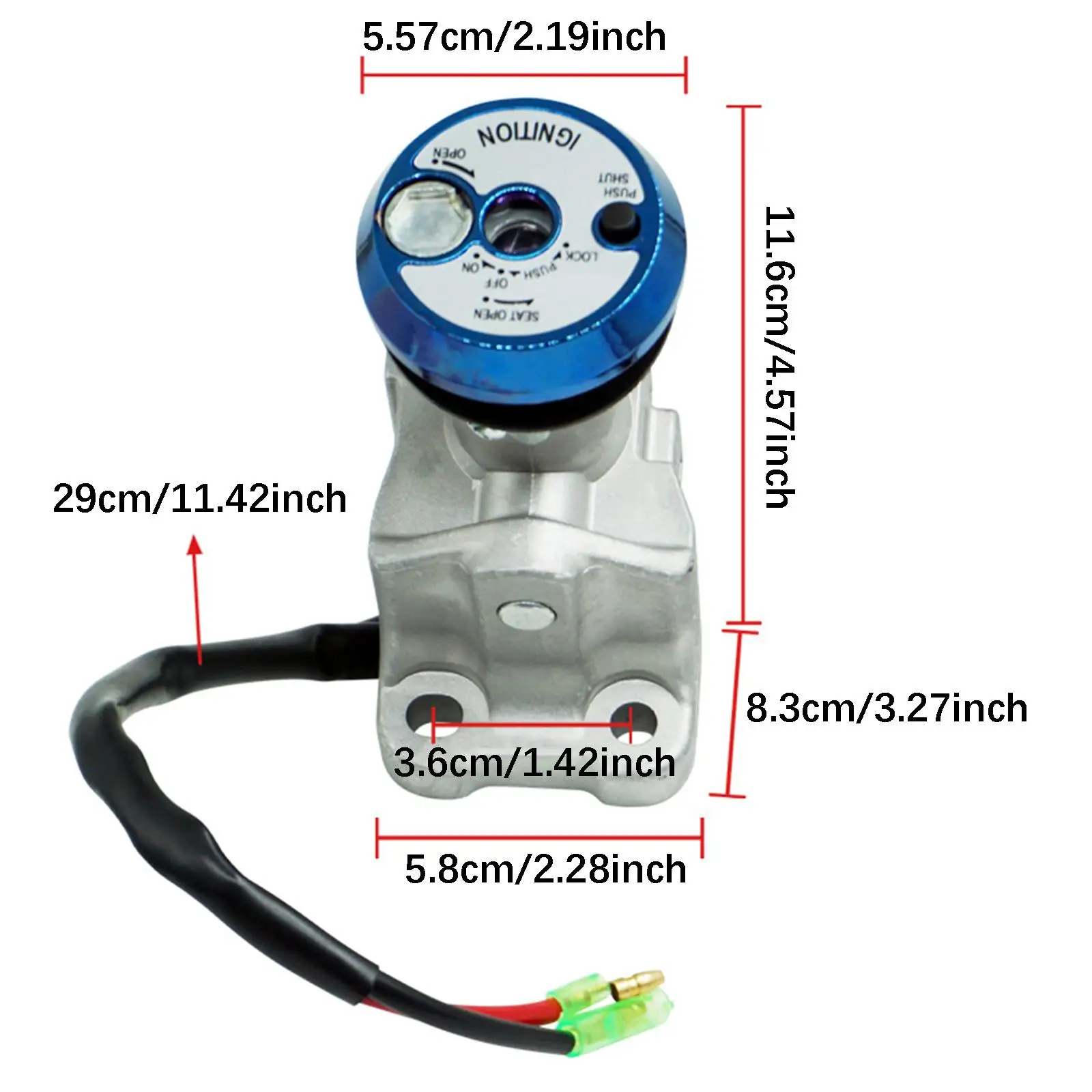 

Ignition Switch Lock Battery Cylinder Lock for Electric Bikes Ebikes