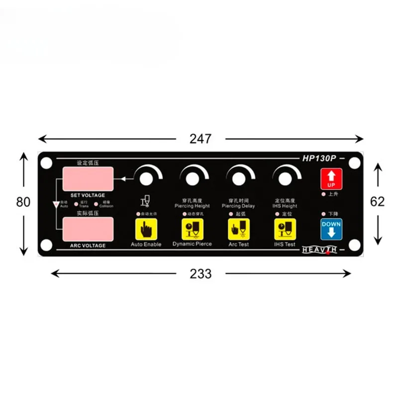 HP105 All Use THC Plasma Torch Height Controller CNC Accessories Ordinary Product 10 Motor Provided CN;JIA Heavth Carton 1 Set