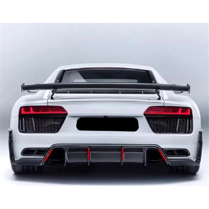 High Quality P-type Pure Carbon Fiber Rear Diffuser Rear Lip Body Kit Exterior Mod Parts
