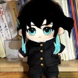 Tokitou Muichirou 20cm Cotton Dolls Anime Demon Slayer Plush Puppet Toys for Fans Kimetsu No Yaiba the Mist Pillar Figurine Gift