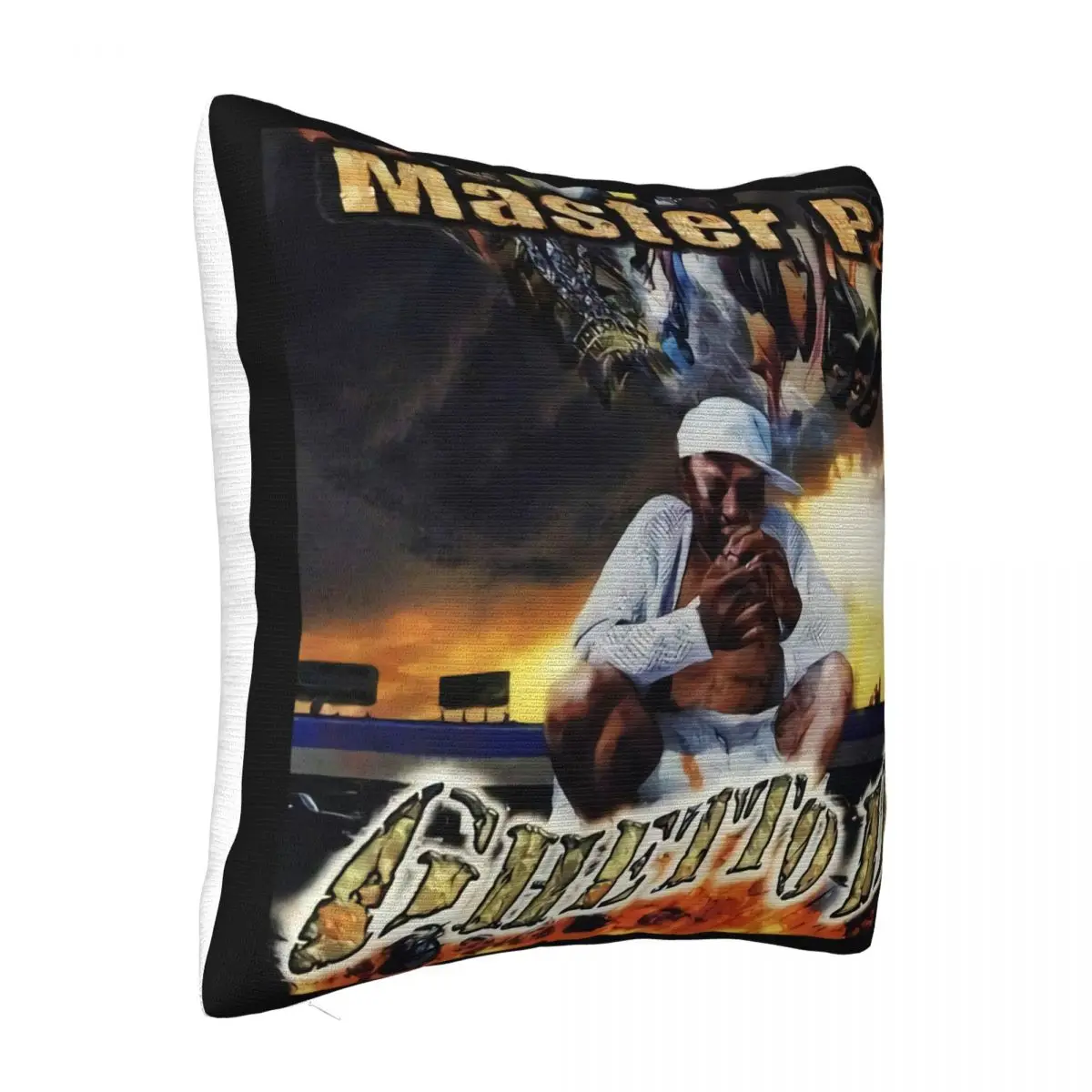 Master P Ghetto D Rapper Cotton Black Men S'4Xl K1477 Summer Great Quality Novelty Teenage Pillow Case