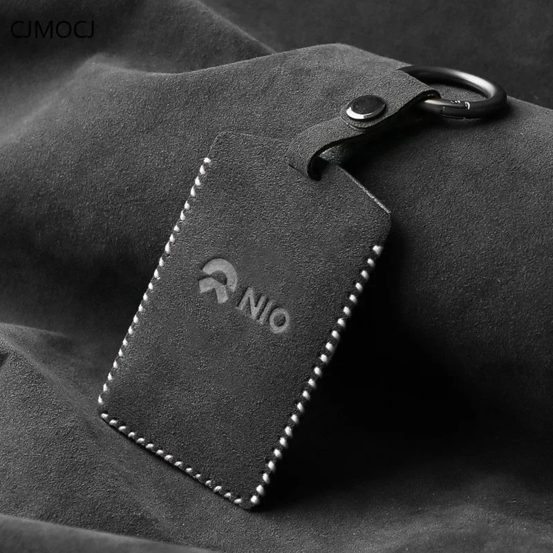 

Suede Card Car Key Case Cover Holder Key Shell Buckle for NIO ES6, ES8, EC6