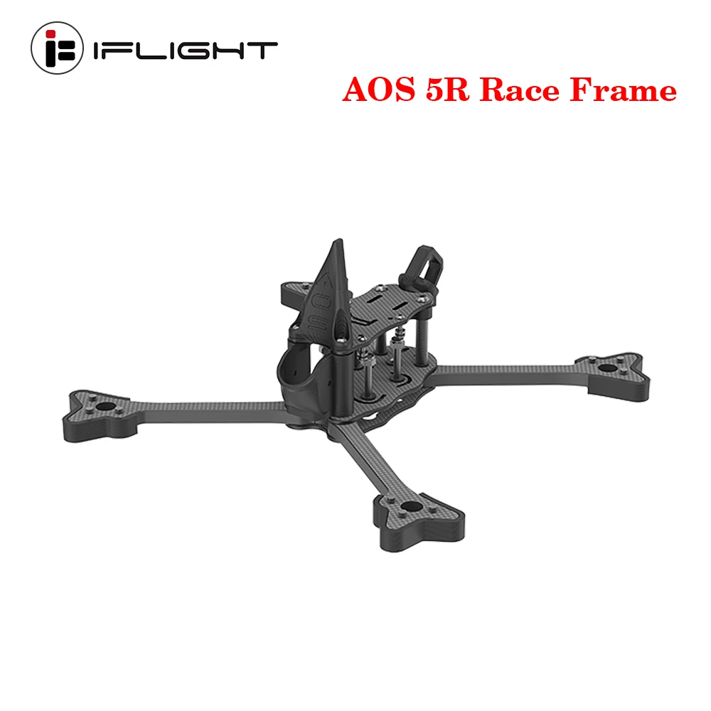 

iFlight AOS 5R Race Frame Kit with 6mm arm for FPV parts Supports up to 5.3" Props supports all standard 5" motors