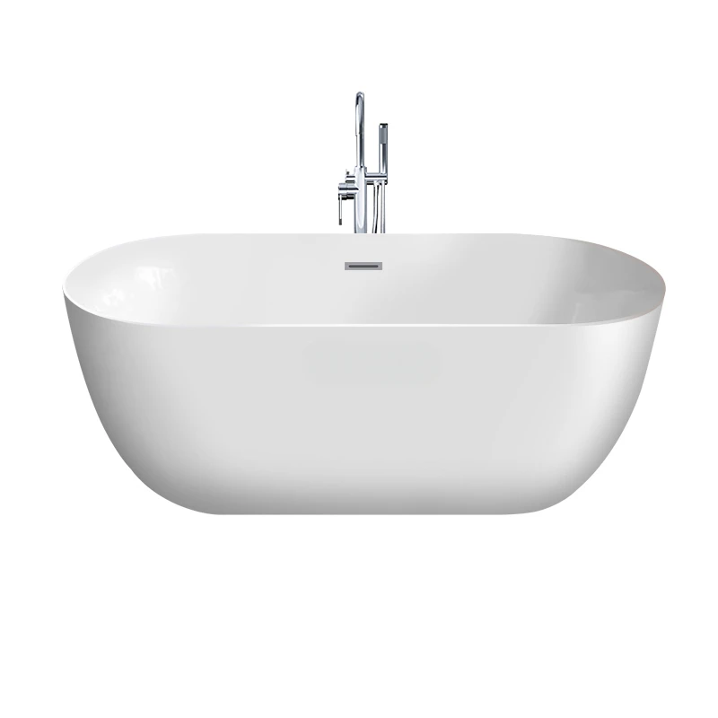 

Small apartment constant temperature acrylic adult seamless integrated hotel B & B high-end freestanding bathtub