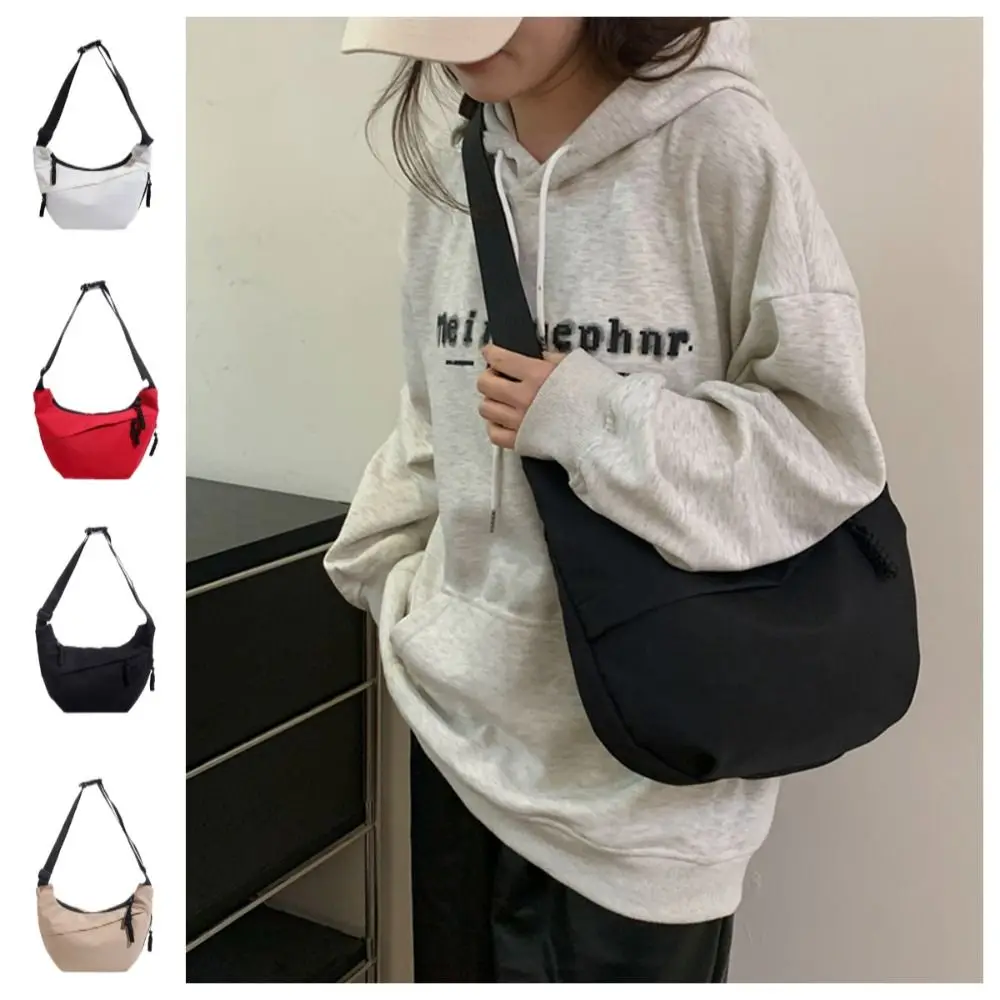 

Fashion Nylon Oxford Dumpling Bags Canvas Handbag Single Shoulder Bags Crossbody Underarm Bag Large Capacity Sports Bag Unisex