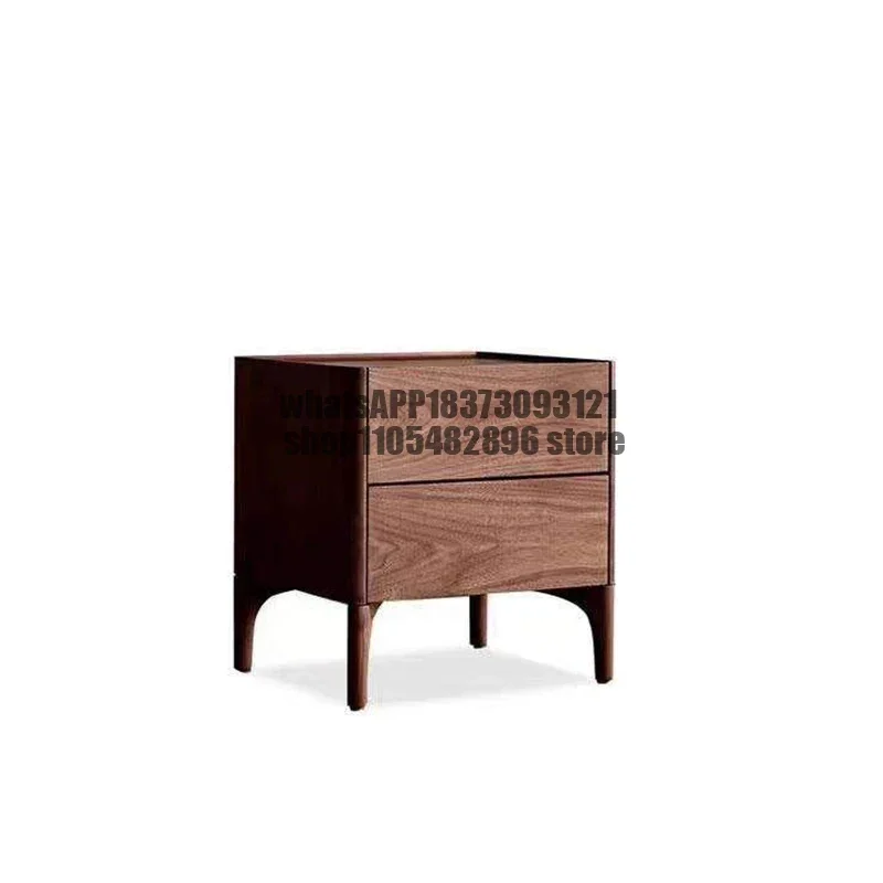 Mesita de Noche Moderna Europea con Cajones de Almacenamiento, Mesitas de Noche Estéticas que Ahorran Espacio, Muebles de Dormitorio Haus, Mesa de Noche