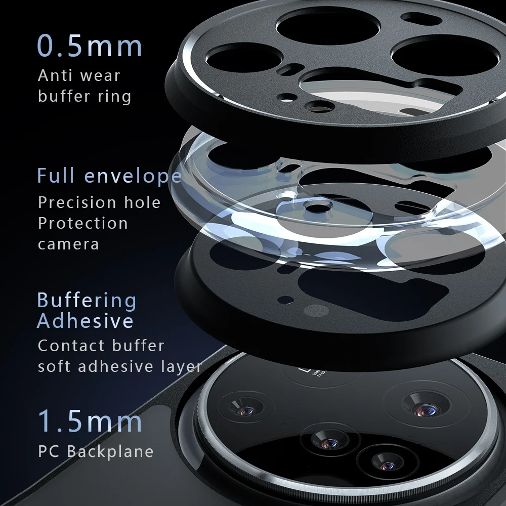 FLYKYLIN Luxus Rüstung Matte Telefon Fall Für Xiaomi 14T 13T Pro 13 14 Ultra 15 Pro Transparent Acryl stoßfest Abdeckung