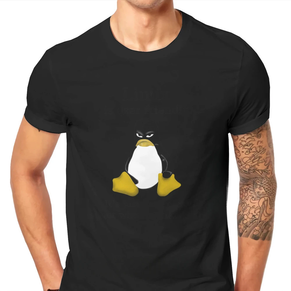 Linux Operating System Tux Penguin User Friendly Just Distinctive Original Casual Sweats Hot sale outfits fashion Roundneck new