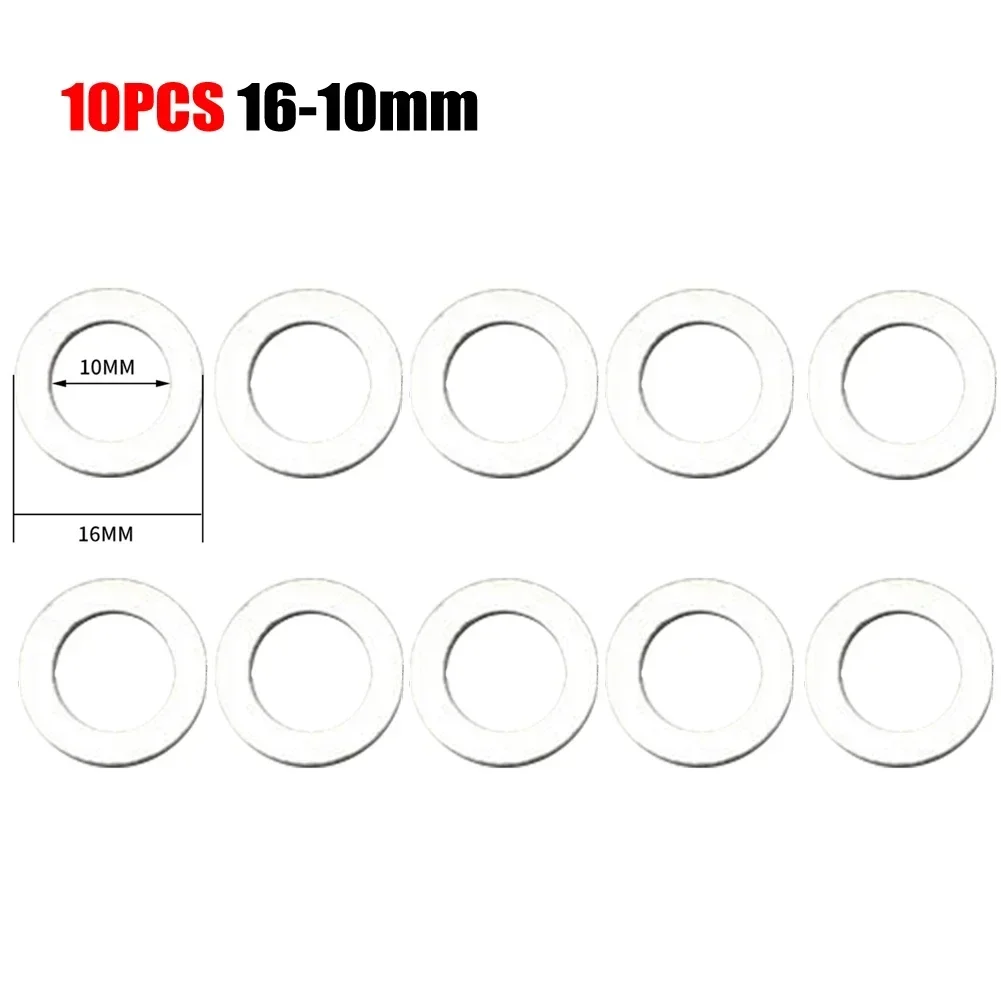 

10pcs Metal CircularSaw Ring For Saw Blade Reduction Ring Conversion Ring Multi-Size Power Tool Air Tool Accessories Saw