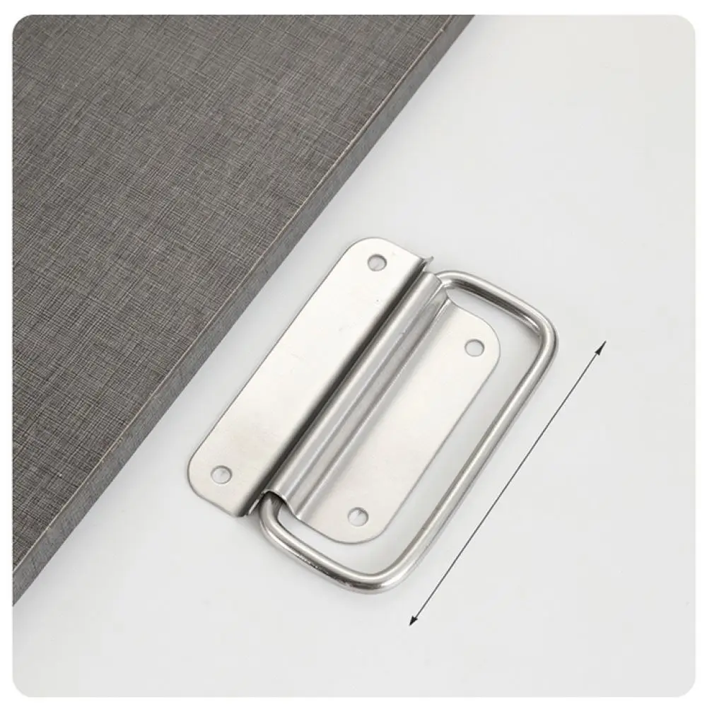 Flush Folding Handle Stainless Steel Hardware For Industrial Equipment Case Pull Tool Box Storage Carry Grip