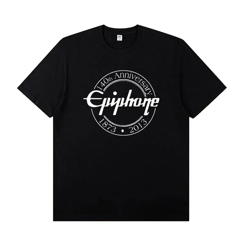 Epiphone Epiphone guitarra periférica Camiseta de manga corta banda de Rock Festival de Música práctica ropa de rendimiento