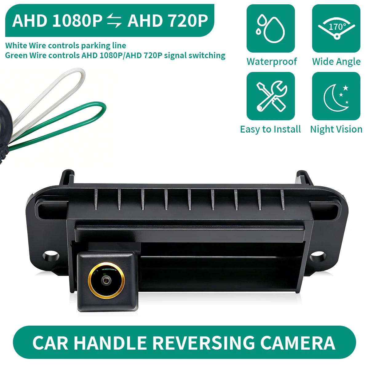 

AHD 1080P 170 ° Камера заднего вида для Mercedes Benz C W204 C180 C200 C260 MB S204 с ночным видением, камера для парковки и заднего хода