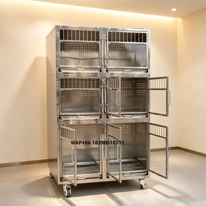 Veterinary Equipment, Pet Medical Equipment, Veterinary Display Cage 304 Stainless Steel Anti-rust Hospital