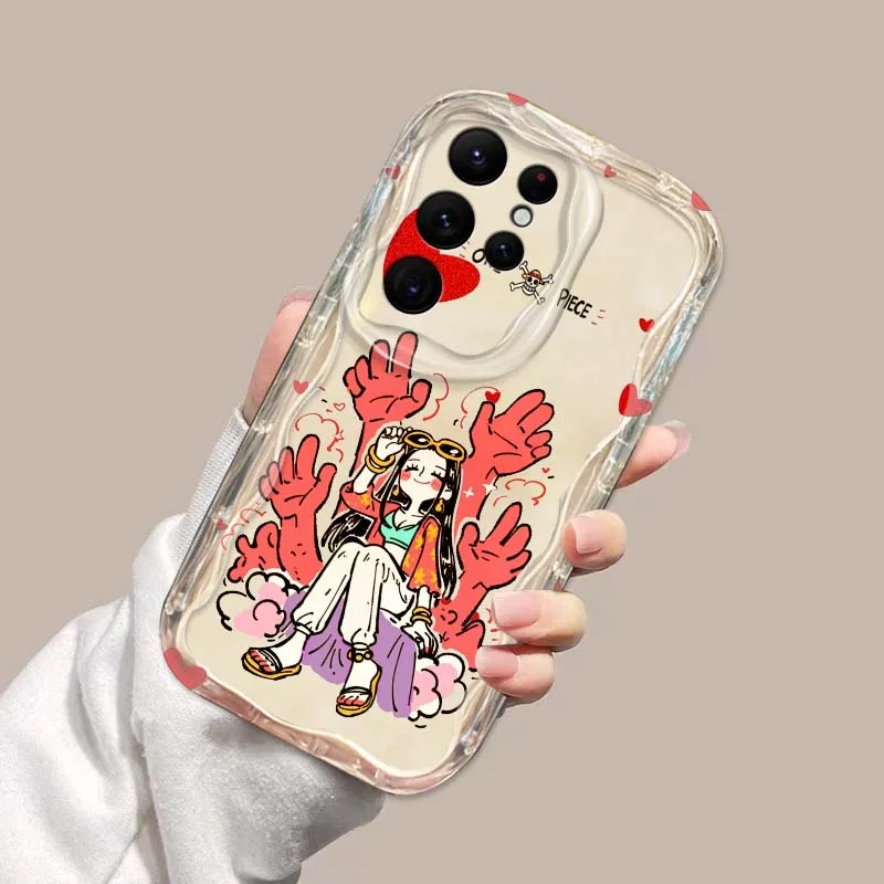 الحب قطعة واحدة غطاء لسامسونج غالاكسي S25 S24 S23 S22 S21 S20 الترا زائد FE لايت موجة النفط قضية الهاتف غطاء #3