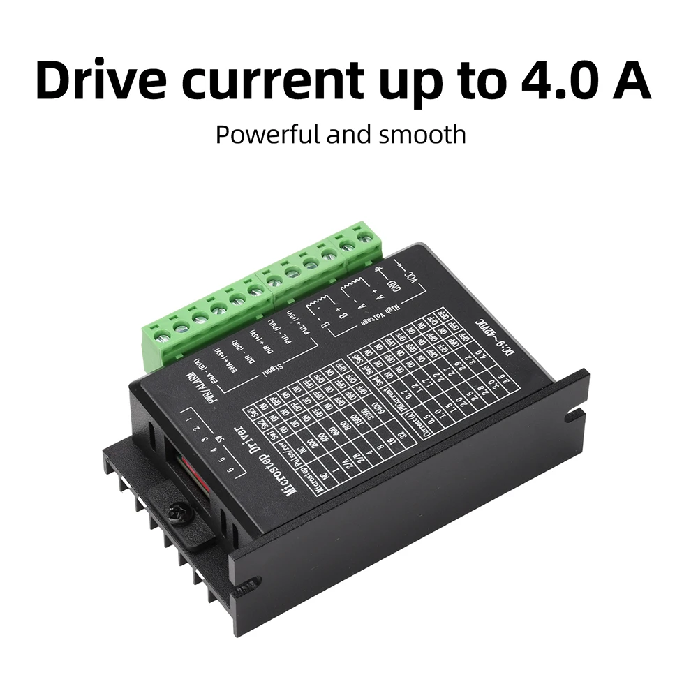 8 Speed Microstep Motor Driver TB6600 Motor Driver Controller 42/57 CNC 1 Axis TTL 32 Stepper Motor Control Module 4A DC 9-42V