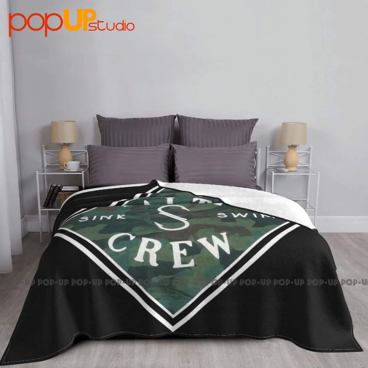 Salty Crew Blanket Casual Classic All Season Cover Blanket Home Decotation