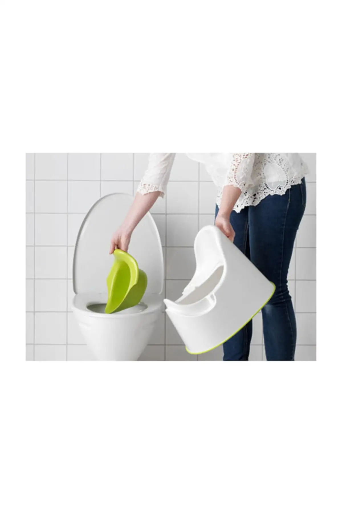 Lockig Detachable 2 Piece Practical Potty Seat