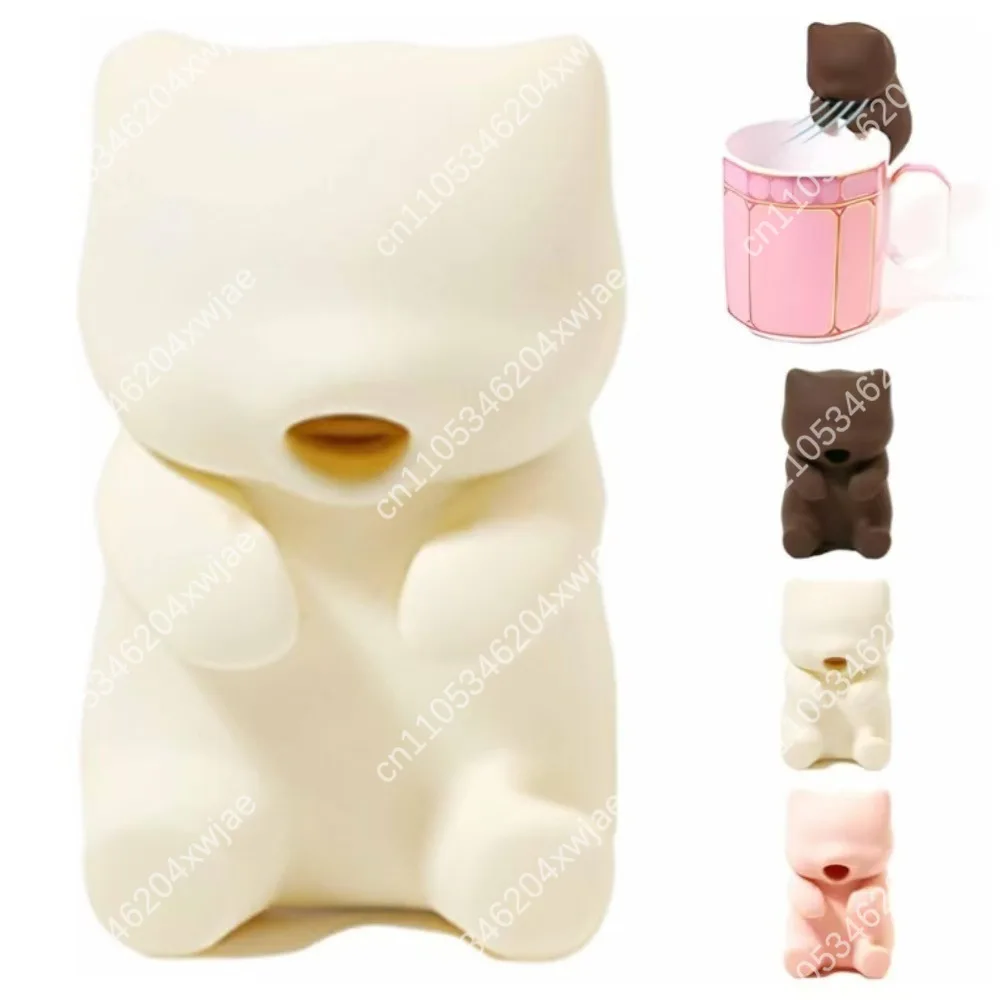 Automatic Drink Cooler 3-Minute Coffee Tea Chiller Portable Mini Blower with Cute Cat Tongue Design
