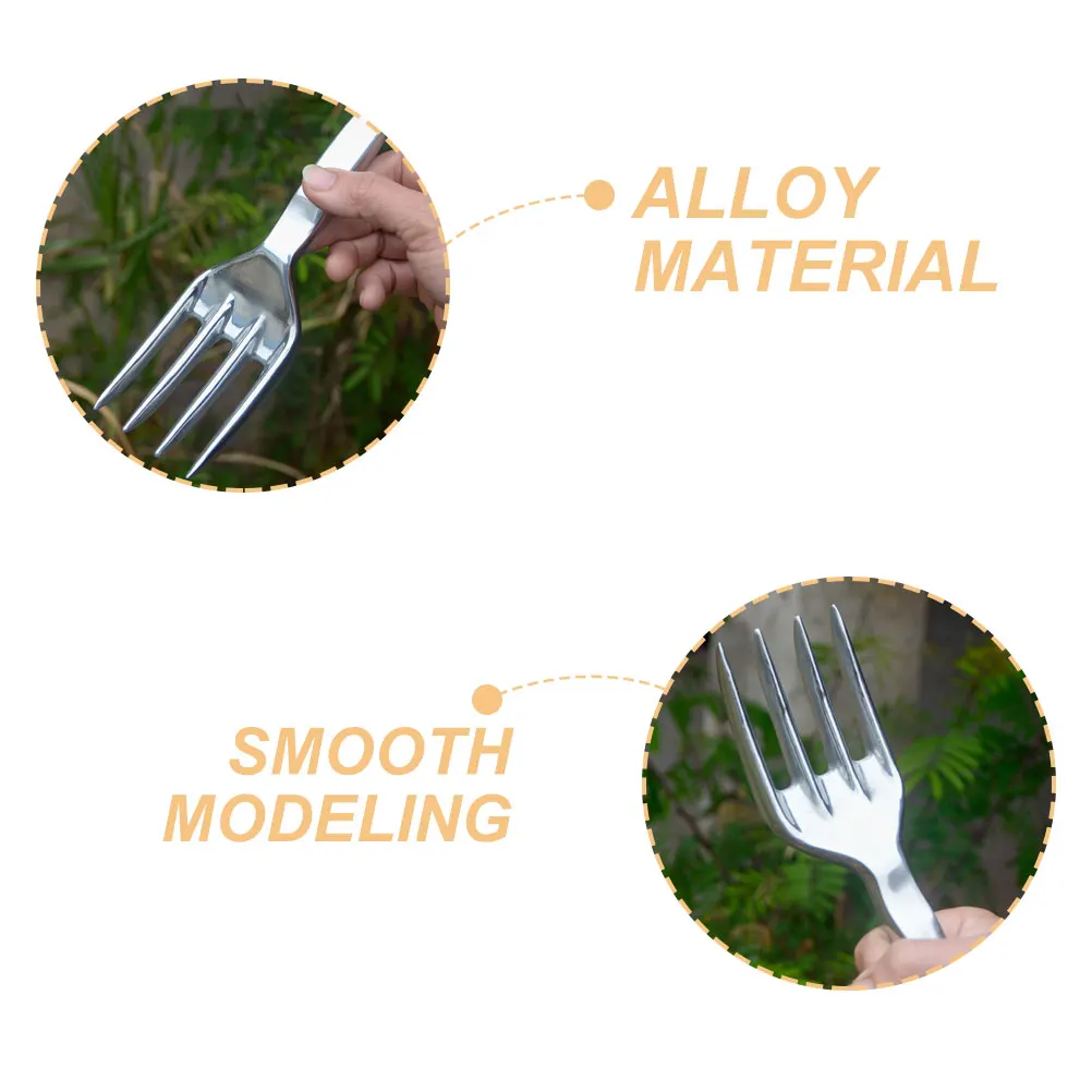 

Gardening Digging Tools Hand Planting Aluminium Alloy Weeding Rakes Small Yard Flowerbed Cultivator Garden Tool MultiUse Rake