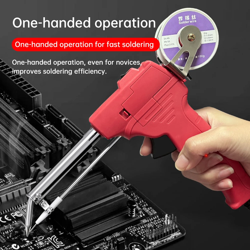 

AC110V 220V 60W External Heating Soldering Gun Household Handheld Soldering Iron Welding Torches Repair Tool
