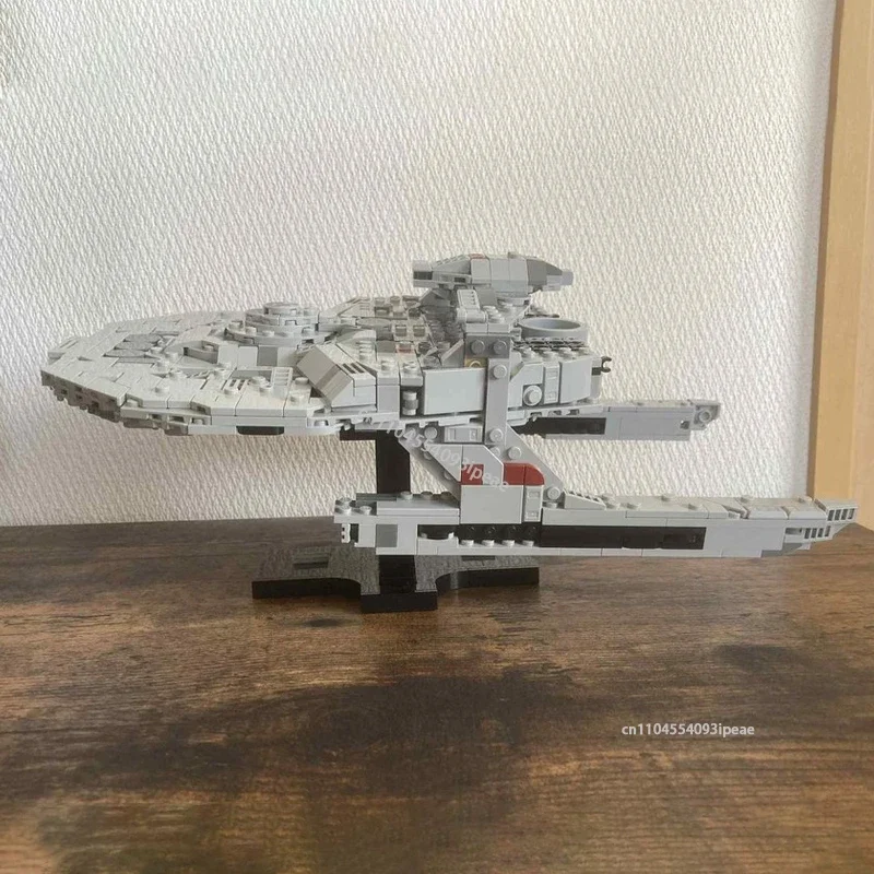 MOC USS Reliant NCC-1864 Spaceship Building Blocks Model DIY Technology Interstellar  Assembly Bricks Kids Toy Christmas Gift