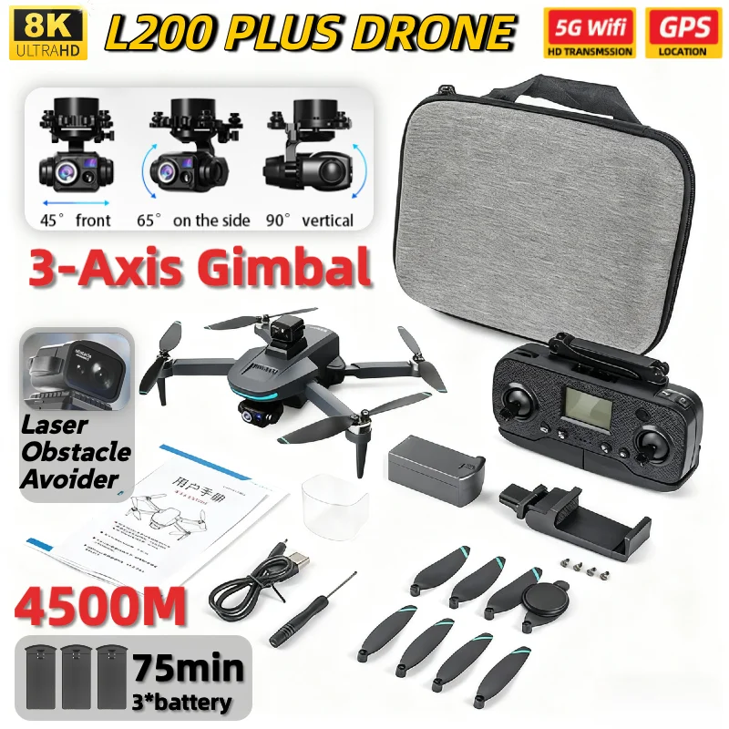L200 Plus Drone Wit…