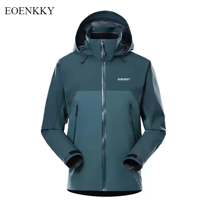 2024 High Quality EOENKKY Beta ar Outdoor Three-layer Hard Shell Men\'s Casual Waterproof Lightweight Mountaineering Jacket