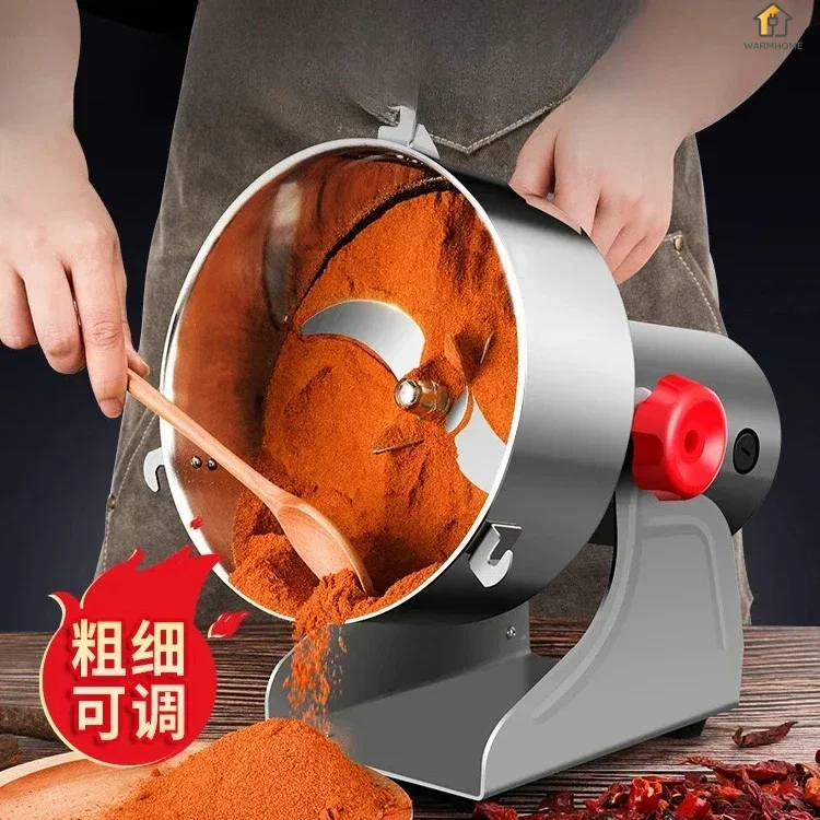 new Crusher: Household Ultrafine Powder Machine.Grain Mill and Small Chinese Herbal Medicine Grinder Combined Commercial