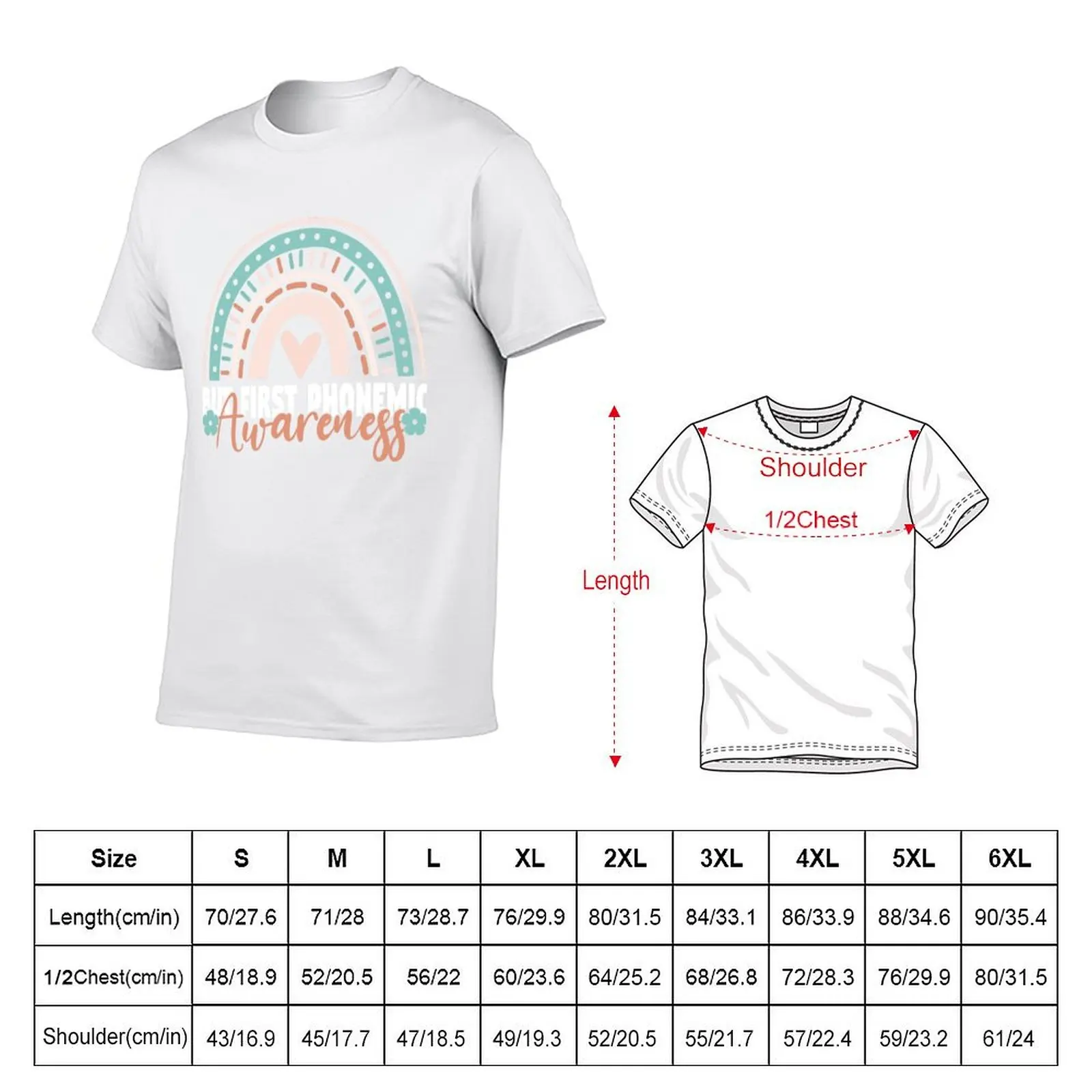 but First Phonemic Awareness Science of Reading Teacher T-Shirt Street Fashion Casual Tee Shirt