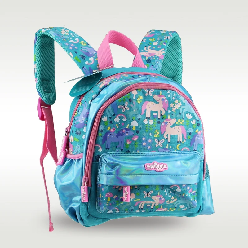 Australien Original Smiggle heiß verkauften Mädchen Schult asche niedlichen Einhorn Schult asche Kindergarten Rucksack 11 Zoll