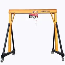 Lifting 3 ton mobile electric trackless detachable small gantry