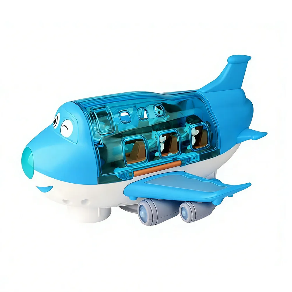

Light Up Singing Moving Airplane for Toddlers Kids Promotes Early Learning Development Fine Motor Skills Educational Electronic