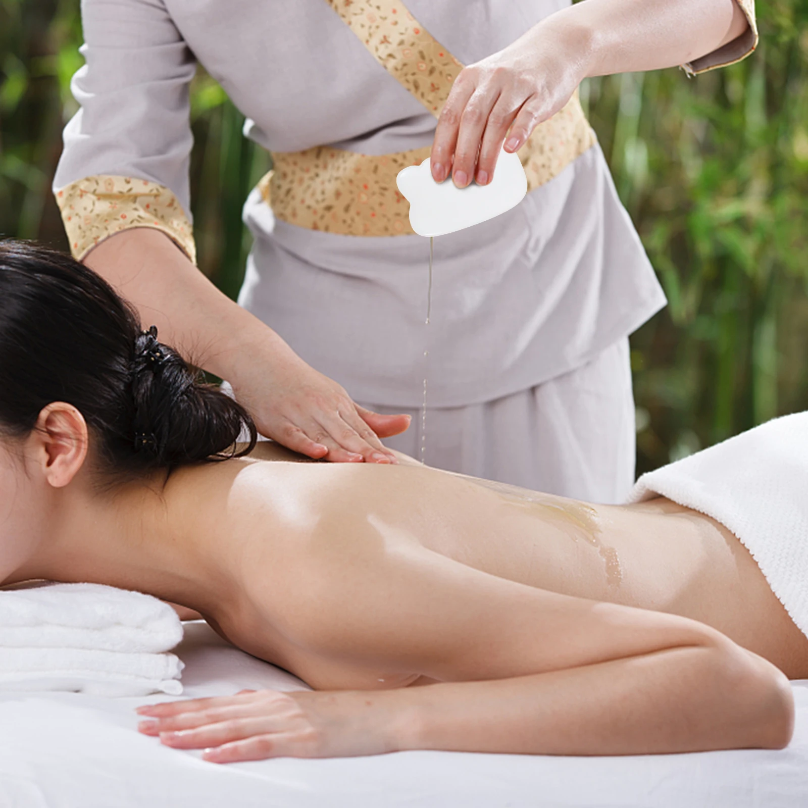 4 قطعة مجموعة مدلك غوا شا اليشم الجسم والوجه كشط المجلس لتعزيز الدورة الدموية بشكل فعال أداة العناية بالبشرة غير المهيجة #2