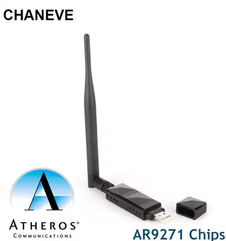 Atheros AR9271 Chipset 150Mbps Wireless USB WiFi Adapter 802.11n Network Card With 2 Antenna For Windows/8/10/Kali Linux