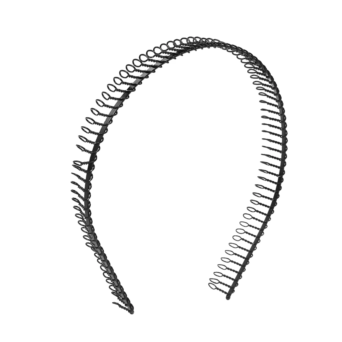 

Wide Insert Comb 80 Long Teeth Black Metal Hairband for Elderly Women Lightweight Practical Metal teeth comb Women hair loop