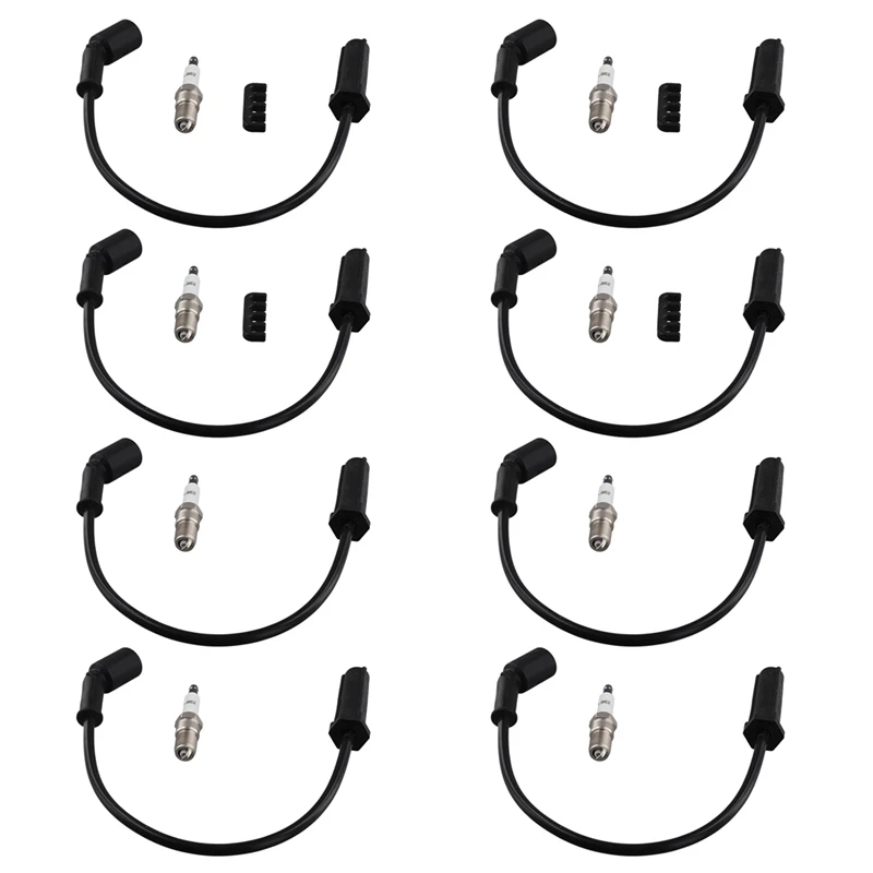 8X 19297035 Ignition Wires& 8X 41962 Spark Plug Set For Chevy GMC 4.8L 5.3L 6.0L Savana 2500 3500