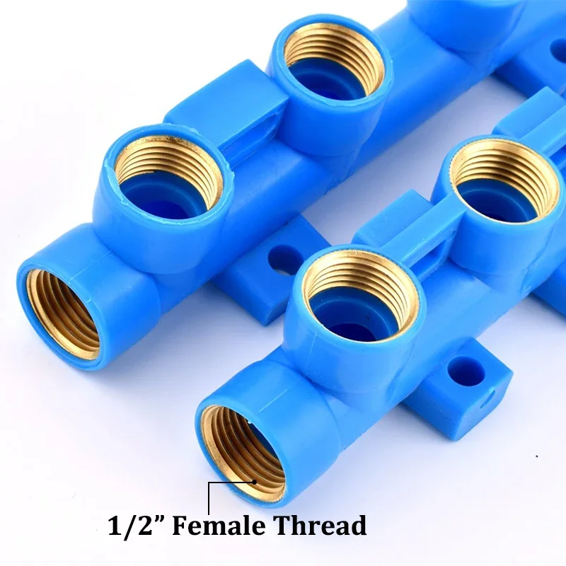 1/2" Female Thread Splitter Water Pipe Distributor 4/5/6Way Splitter, Water Tank Drain Switch Automotive Sprinkler Accessories - Image 3