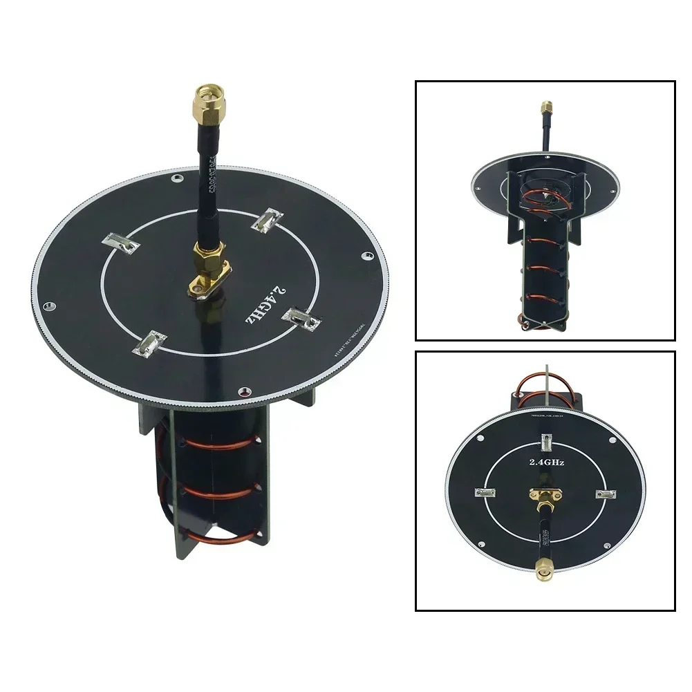 Sinistral 2.4GHz Directional Antenna 13dBi High Gain Left-handed Spiral Antenna  For Test Measurement Tool Accessory