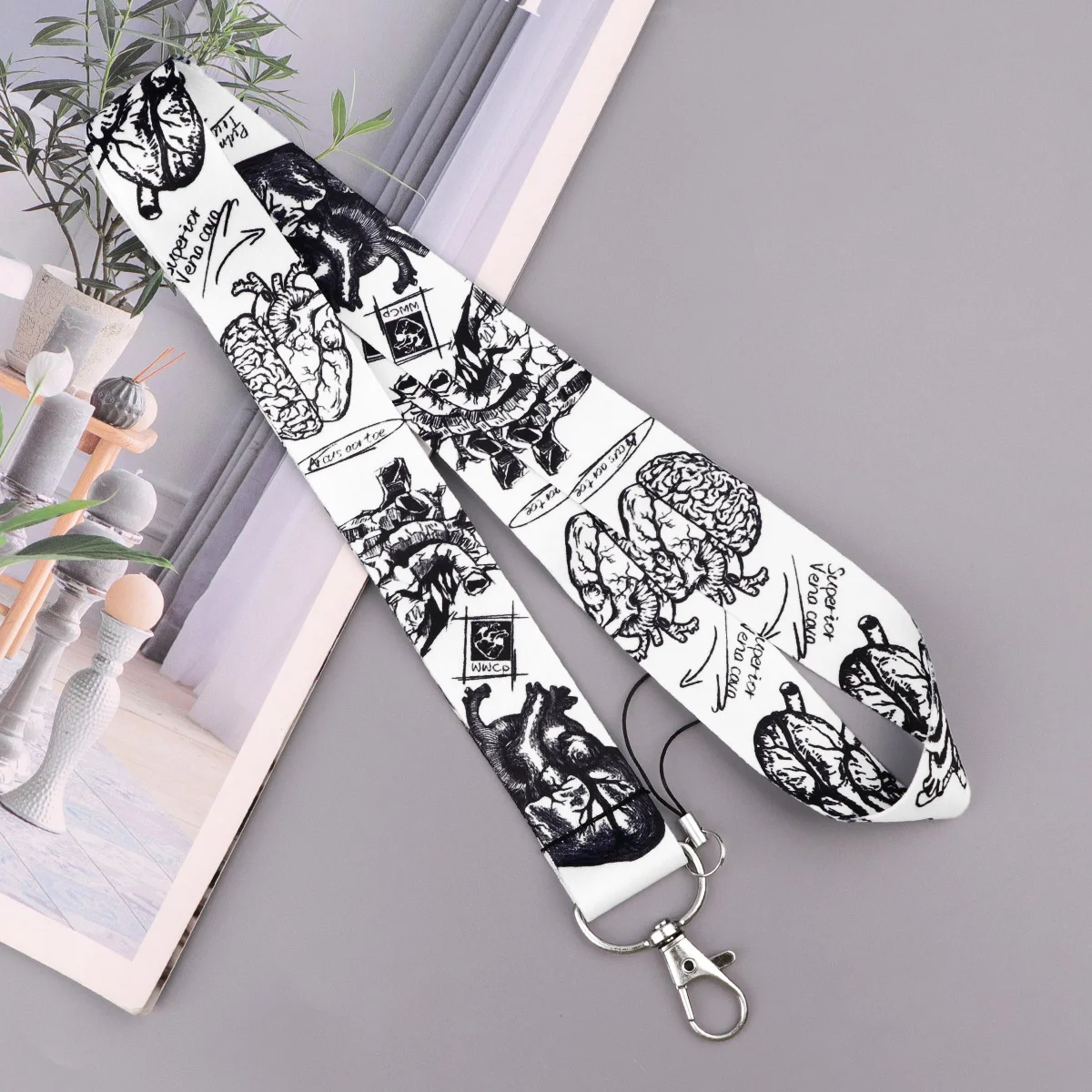 Herz-Ausweishalter, medizinische Lanyards für Schlüssel, Umhängeband für Kartenabzeichen, Fitnessstudio, Schlüsselanhänger, Schlüsselanhänger, Zubehör, Krankenschwester, Arzt, Geschenke – Detail 6
