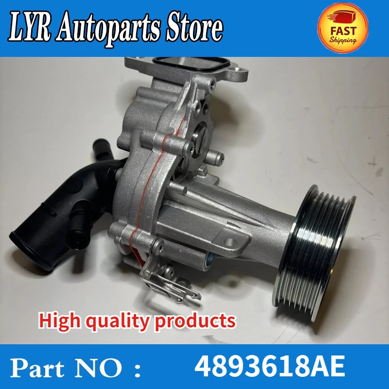 Water Pump For 2019-23 Jeep Cherokee 2.0L L4 04893618AB 4893618AC 50055694 4893618AE