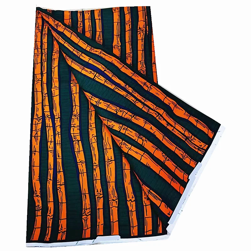 

Most Popular Veritable African Wax Real Fabric 100% Cotton Ghana Nigeria Style High Quality Ankara Wax Prints 6Yards Xf37-1