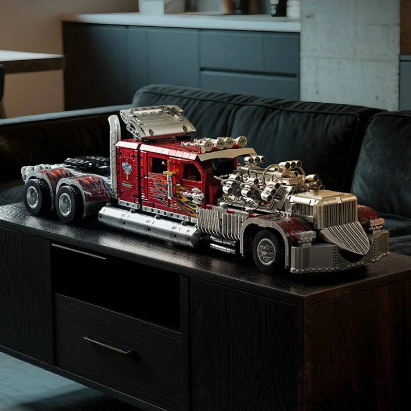 Blocs de construction de camion lourds techniciels Thor 24, grand véhicule de Transport, Kit de modèle en brique, jouets pour garçons, adultes, enfants, cadeau 3485 pièces