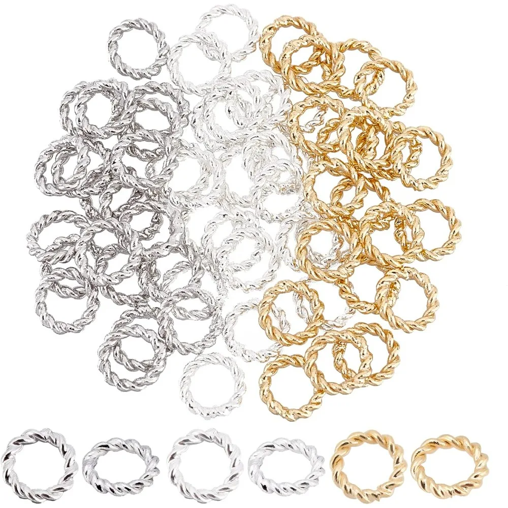 Jump Rings 18 Gauge Closed Jump Rings Chainmail Rings Jewelry O Rings Connector for DIY Earrings Bracelets Necklaces Keychain