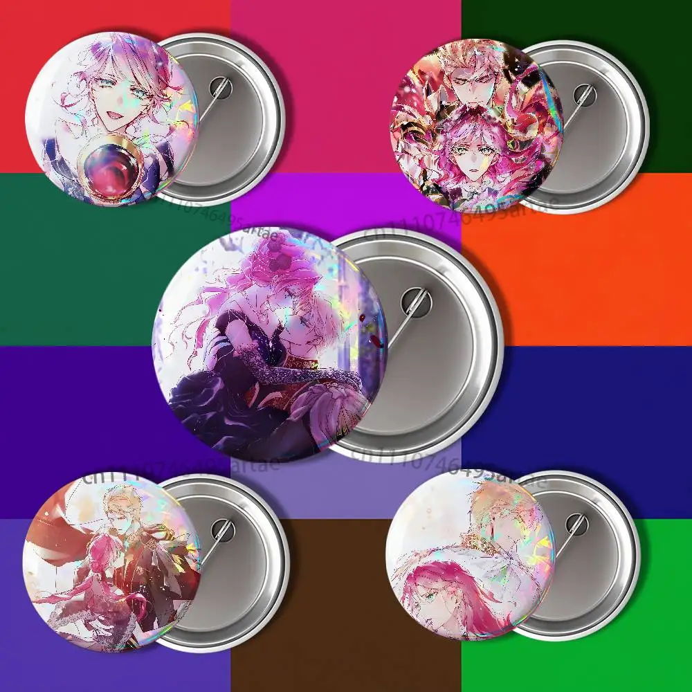 Villains Are Comics D-Destined to Die Badges Button Round Creative Brooch Badge Bag Decor Accessories