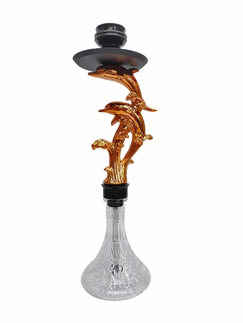 Dolphin Leap Shape Resin Arabic Water Smoke Shisha Hookah